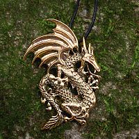 Bronze Dragon Pendant