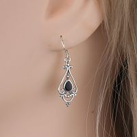 Victorian Onyx Earrings