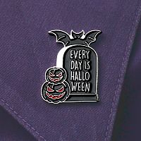 Every Day Is Halloween Enamel Pin