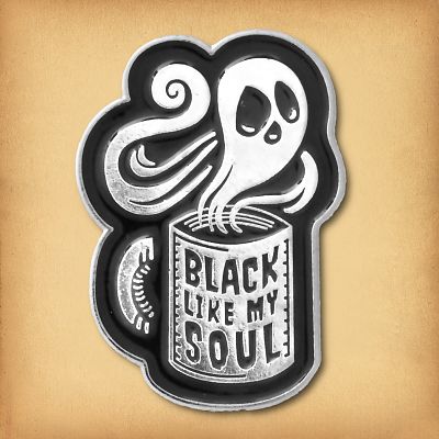 "Black Like My Soul" Enamel Pin