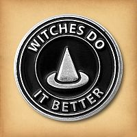 "Witches Do It Better" Enamel Pin