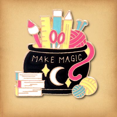 "Make Magic" Cauldron Enamel Pin
