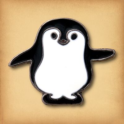 Large Penguin Enamel Pin