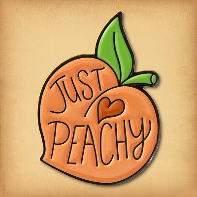 "Just Peachy" Enamel Pin