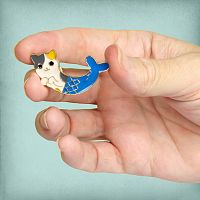 Mermaid Cat Enamel Pin