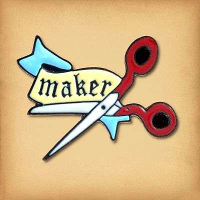 "Maker" Enamel Pin