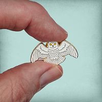 Snowy Owl Enamel Pin