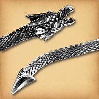 Silver Legendary Dragon Necklace