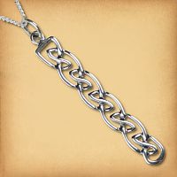 Silver Celtic Braid Pendant