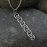 Silver Celtic Braid Pendant