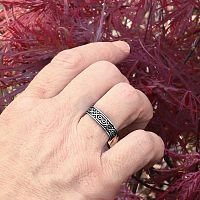 Silver Boho Tribal Ring