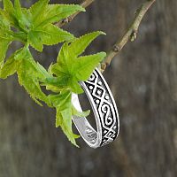 Silver Boho Tribal Ring