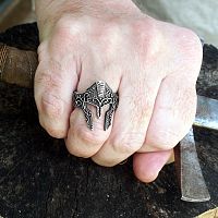 Ancient Warrior Steel Ring