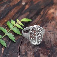 Silver Tree of Life Ring