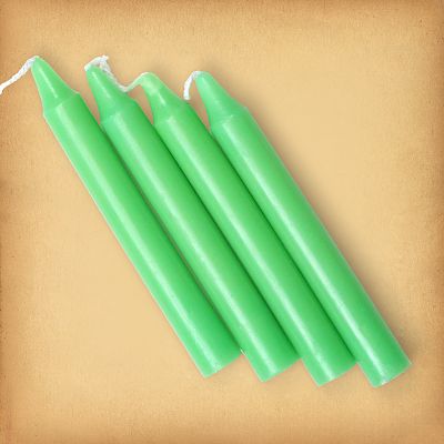 Apple Green Mini Chime Ritual Spell Candles
