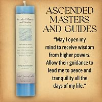 Herbal Magic Ascended Masters and Guides Pillar Candle