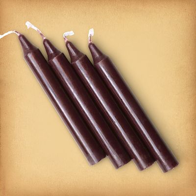 Brown Mini Chime Ritual Spell Candles
