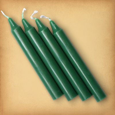 Green Mini Chime Ritual Spell Candles