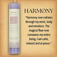 Herbal Magic Harmony Pillar Candle