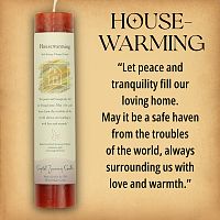 Herbal Magic Housewarming Pillar Candle