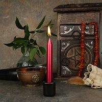 Metallic Red Mini Chime Ritual Spell Candles