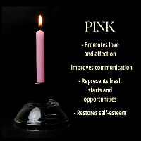 Pink Mini Chime Ritual Spell Candles