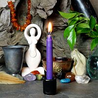 Purple Mini Chime Ritual Spell Candles