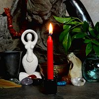 Red Mini Chime Ritual Spell Candles