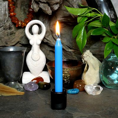 Sky Blue Mini Chime Ritual Spell Candles