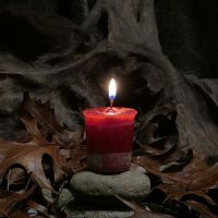 Herbal Magic Courage Votive Candle