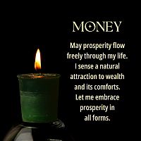 Herbal Magic Money Votive Candle