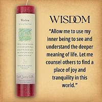 Herbal Magic Wisdom Pillar Candle