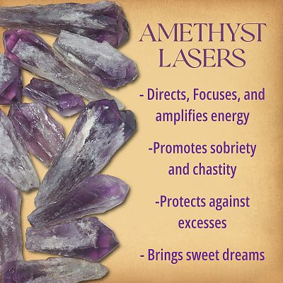 Amethyst Gemstone Lasers