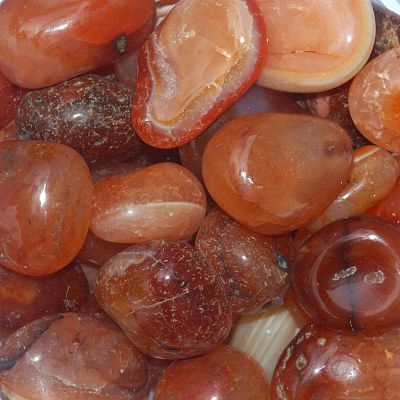 Carnelian Tumbled Gemstones