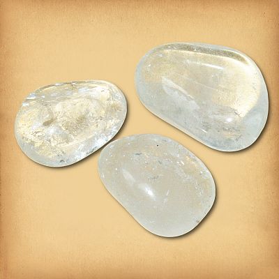 Clear Quartz Tumbled Gemstones