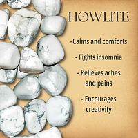 Howlite Tumbled Gemstones