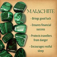 Malachite Tumbled Gemstones