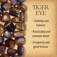 Tiger Eye Tumbled Gemstones