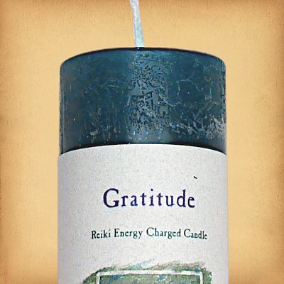 Herbal Magic Gratitude Pillar Candle