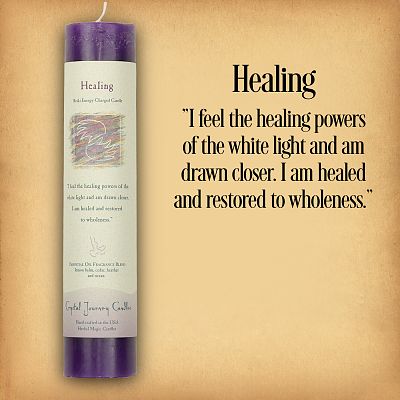 Herbal Magic Healing Pillar Candle