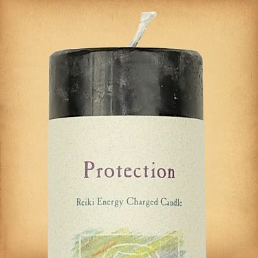 Herbal Magic Protection Pillar Candle
