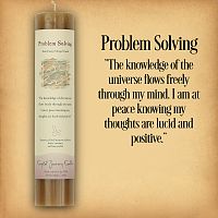Herbal Magic Problem Solving Pillar Candle