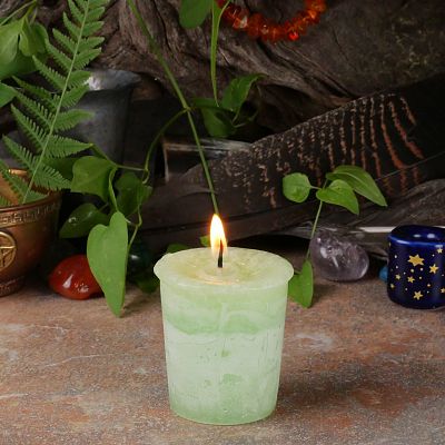 Herbal Magic Abundance Votive Candle