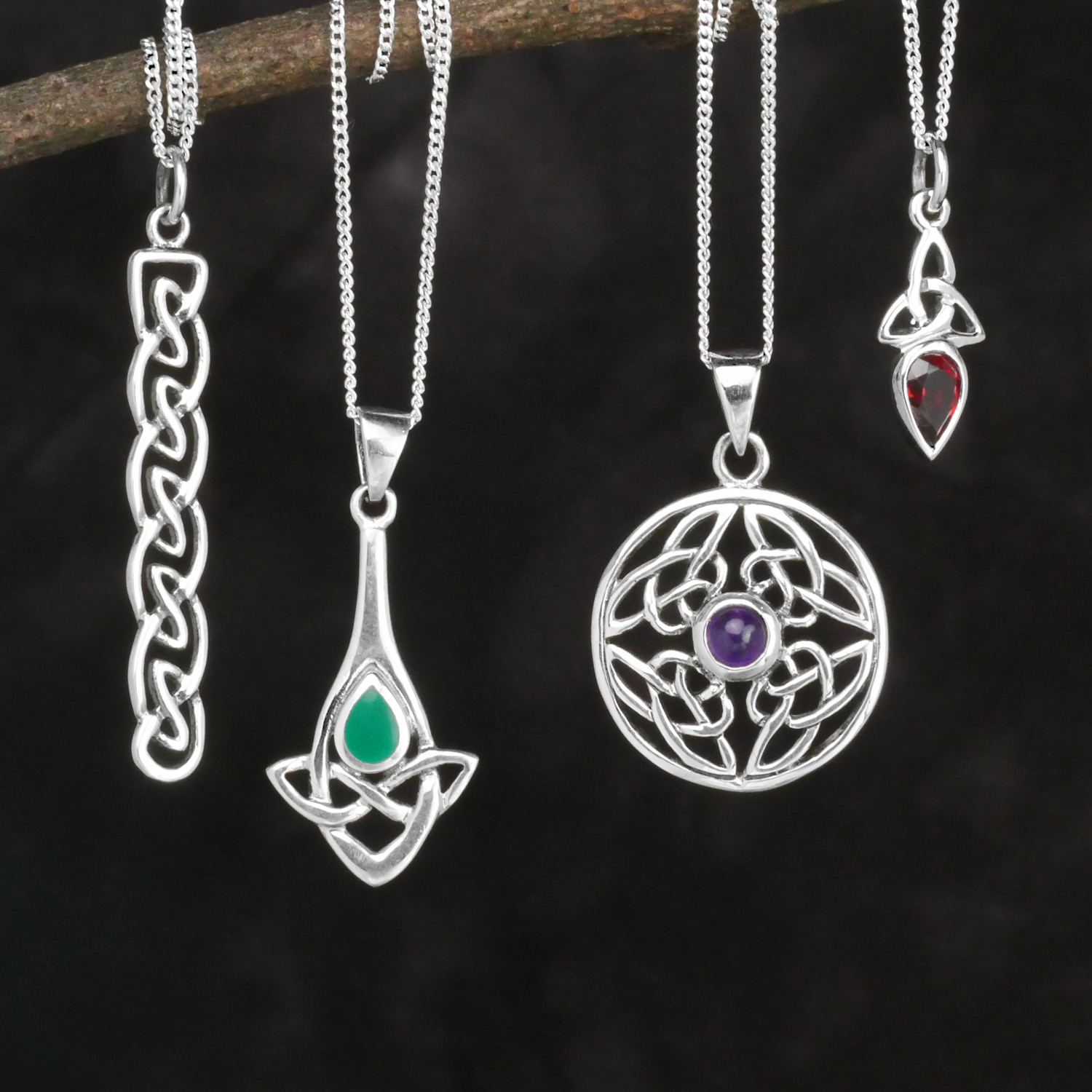 Sterling Silver Pendants and Necklaces