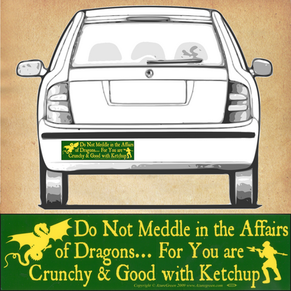 "Do Not Meddle…" Bumper Sticker