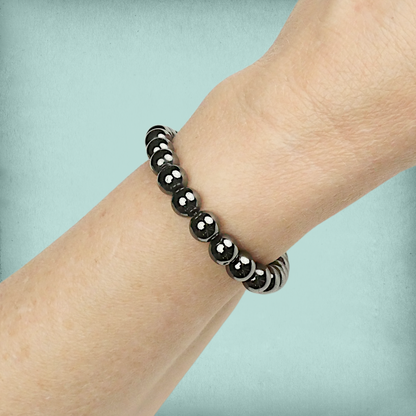 Hematite Bead Bracelet