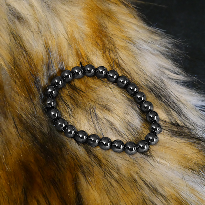 Hematite Bead Bracelet