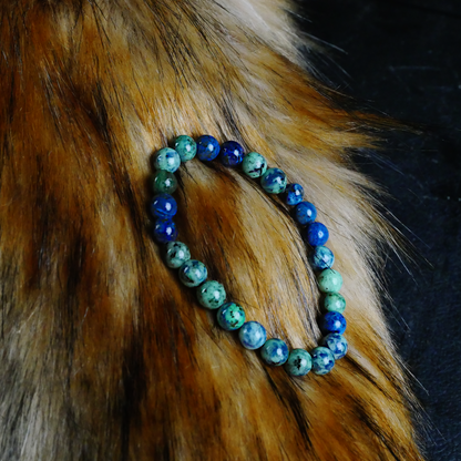 Chrysocolla Bead Bracelet