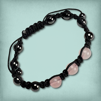 Rose Quartz Shamballa Bracelet