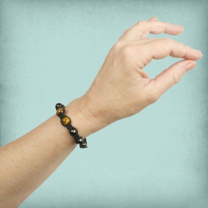 Tiger Eye Shamballa Bracelet